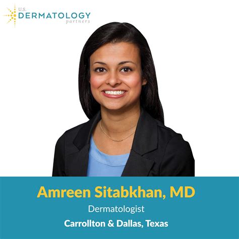 Welcome Amreen Sitabkhan Md To Dallas Tx Us Dermatology Partners