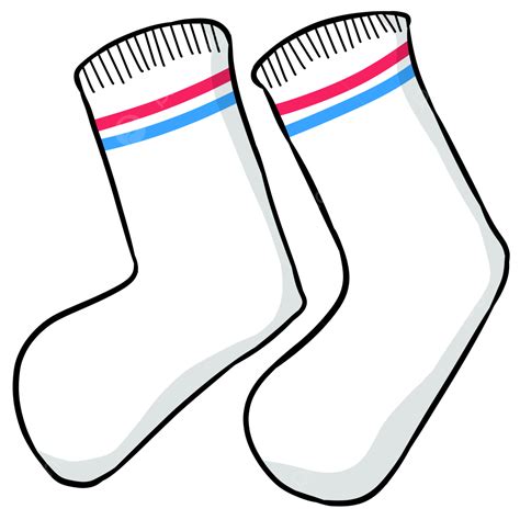 Cartoon White Socks Socks Clipart Cartoon Clipart Socks Png