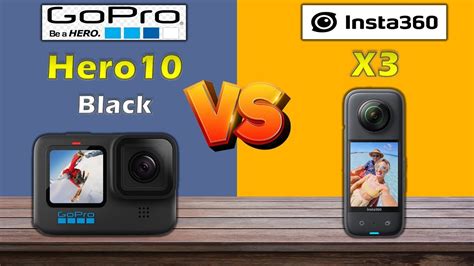 Go Pro Hero 10 Black Vs Insta 360 X3 Action Camera Comparison Shehzad Tech Reviews Youtube