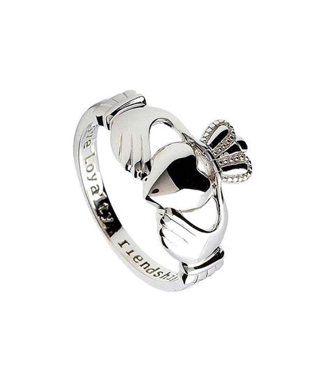 Bague Femme Claddagh En Argent Anneaux De Claddagh