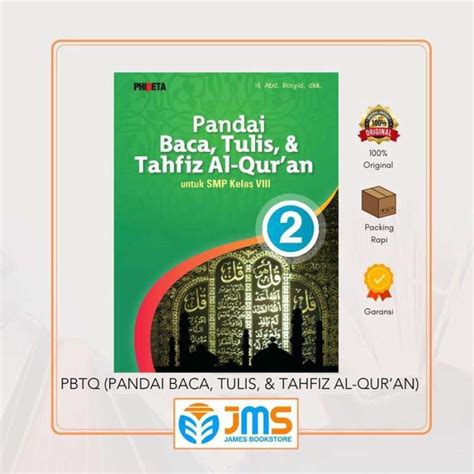 Jual Buku Pbtq Baca Tulis Al Quran Smp Mts Kelas 8 Kurikulum Merdeka