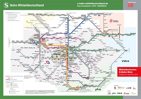 S Bahn Rail Map Of Mitteldeutschland Leipzig Germany Area 4961 X