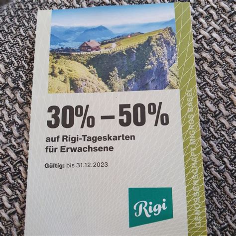 30 bis 50 Rabatt auf Rigi Tageskarten für Erwachsene Kaufen auf Ricardo