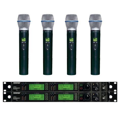 Shure Uhf R 4 Way Wireless Handheld Mic System Dm Audio Ltd