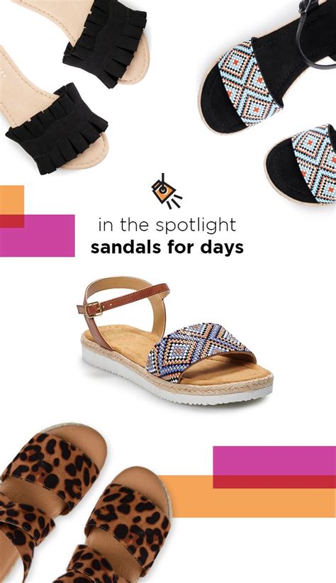 In The Spotlight Find The Perfect Pair Of Sandals At Kohls Whether Youre Going For Classic