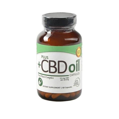 Plus Cbd Oil Green Capsules 900mg Hemp Extract From Anavii Market