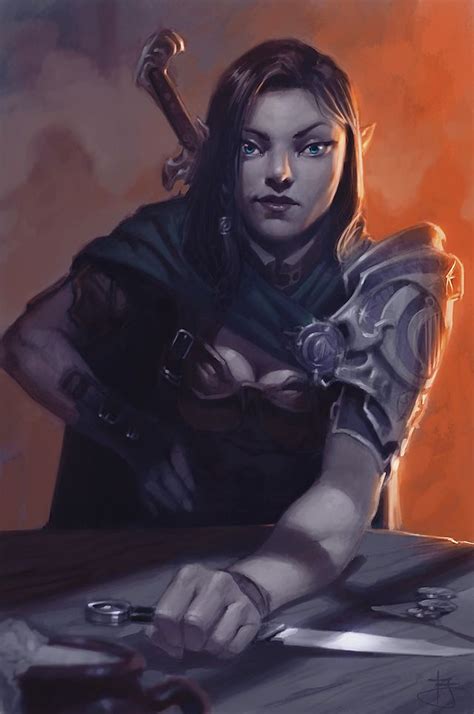 Harper Agent Neverwinter Artist Unknown Character Portraits