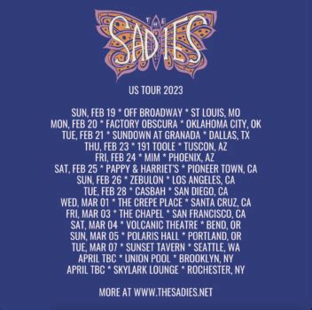 Yep Roc Records The Sadies Announce 2023 U.S. Tour In Support of Colder ...