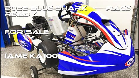 2022 CKR Blue Shark IAME KA100 Engine Race Ready One Race Use Kart