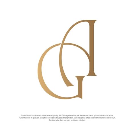 Premium Vector Ga Monogram Logo