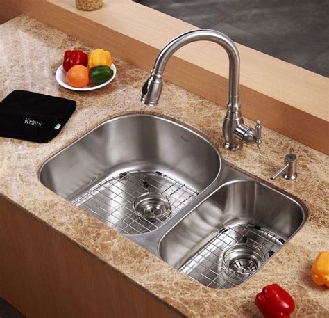 Double Bowl Kitchen Sink Faucet Placement – Juameno.com