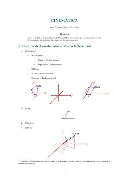Introducción A La Cinemática Yomira Udocz