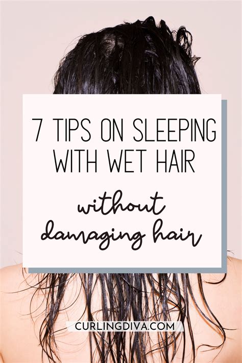 7 Tips On Sleeping With Wet Hair Without Damaging Hair In 2020 Sleeping With Wet Hair Damp