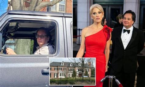 Kellyanne Conway's soon-to-be ex-husband George looks despondent ...