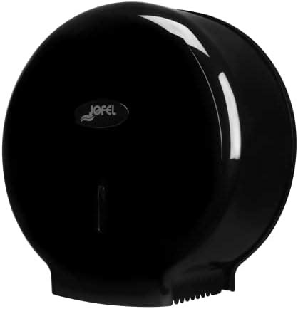 Jofel Despachador De Papel Higiénico Jumbo de Plástico ABS Smart Negro