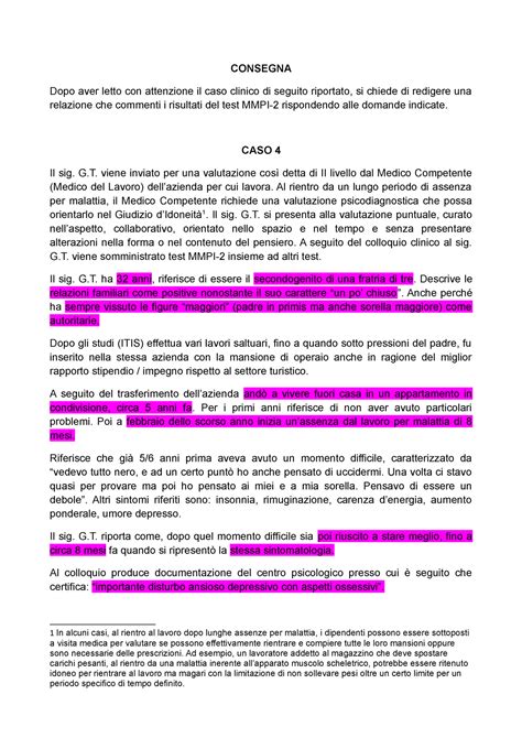 Caso Metodi Esercitazione Consegna Dopo Aver Letto Con Attenzione