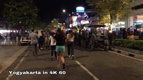 Yogyakarta City Relaxing Walk K Malioboro Saturday Night Walking