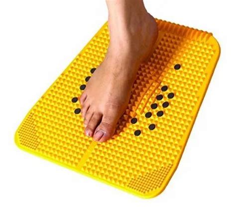 Yellow Rubber Acupressure Mat For Foot At Rs Piece In New Delhi Id