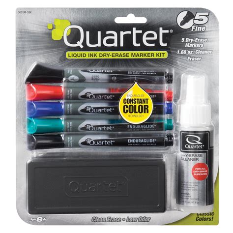 Colorful Quartet EnduraGlide Dry-Erase Markers Kit