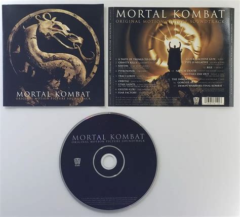 MORTAL KOMBAT Soundtrack 1995 CD Traci Lords Utah Saints Fear Factory Orbital VA | #4642887991