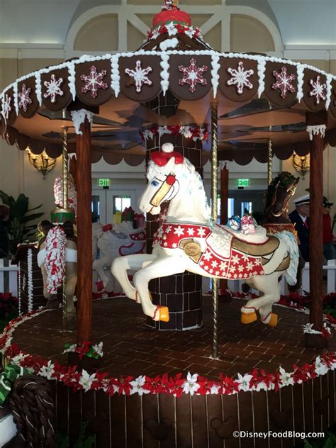 Disneys Beach Club Gingerbread Carousel The Disney Food Blog