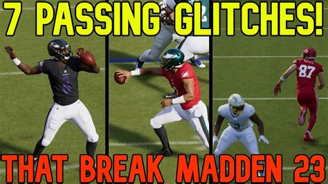 ⚠️this Is Cheating⚠️ 7 Insane Passing Glitches That Break Madden Nfl 23