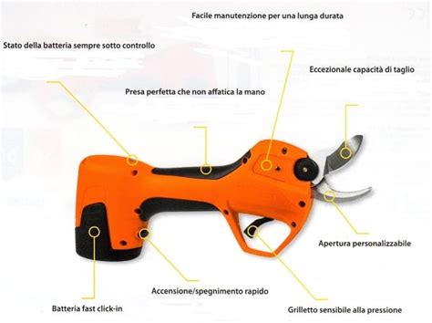 Forbice Stocker Vulcano E Tp Art Con Batteria Agraria Comand