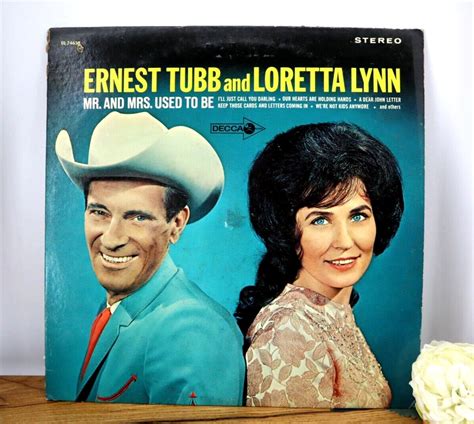 Ernest Tubb And Loretta Lynn Mr AND Mrs Used To Be Vinyl LP Etsy