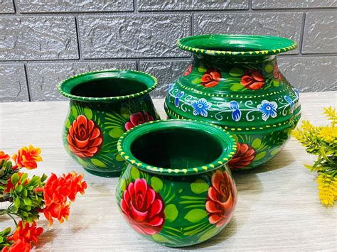 Truck Art Matki Set Indian Punjabi Pakistani Wedding Decor Etsy