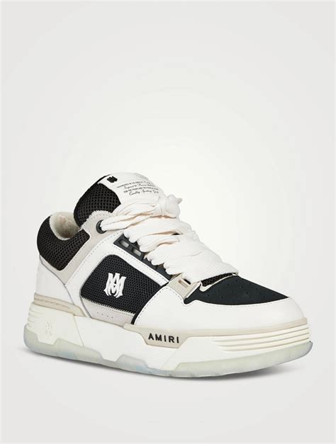 Amiri Ma Leather And Mesh Sneakers Holt Renfrew