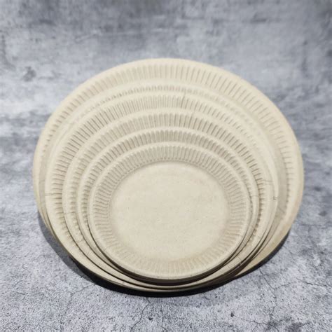 Sugar Cane Paper Pulp Dinner Party Restaurant New Biodegradables Platos