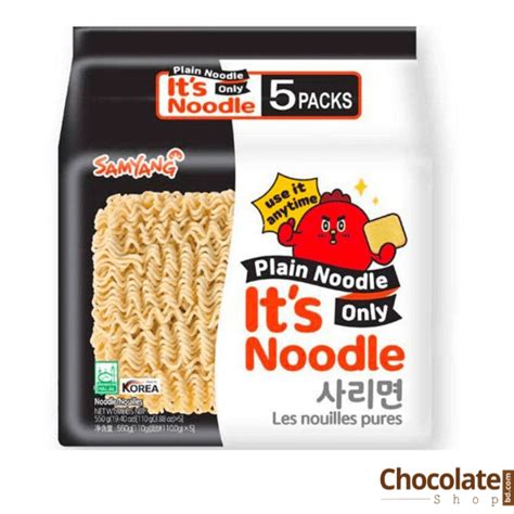 Samyang Plain Noodle 5 Pcs Pack 550g Best Price In Bd