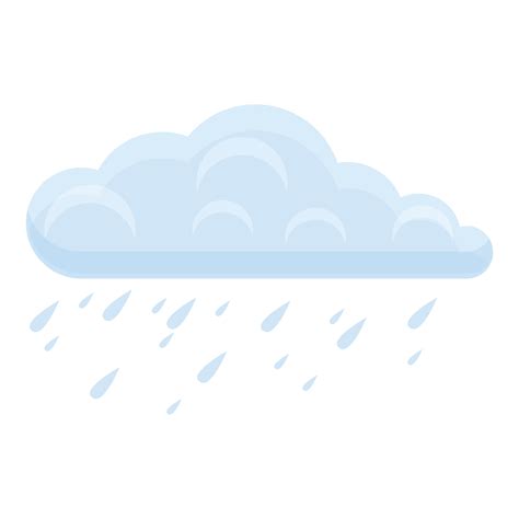 Icono De Nube Lloviendo Estilo De Dibujos Animados 14363033 Vector En