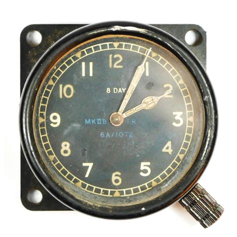 Wwii Raf Air Ministry Mk Iib Er 8 Day Bakelite Cockpit Clock Ref 6a 1072 Serial No 2474 44 6 5c