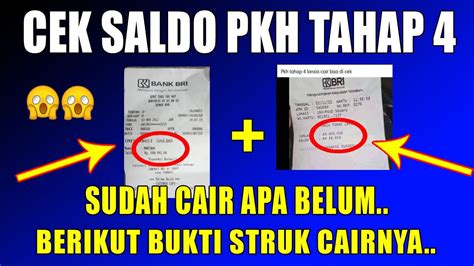 Cek Saldo Pencairan Pkh Tahap Pkh Tahap Kapan Cair Pkh