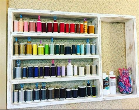 Thread Rack 2 Inch Spools Thread Organization Thread Etsy In 2020