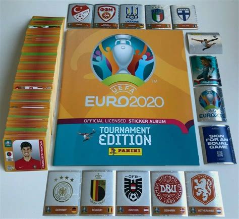 Panini Euro EM 2020 2021 Tournament Edition 5 10 20 50 100 200 Sticker