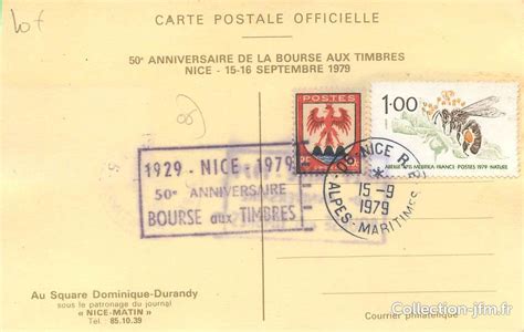 Cpa France Nice Anniversaire De La Bourse Aux Timbres