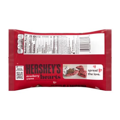 Hersheys Valentines Extra Creamy Strawberry Creme Filled Milk Chocolate Hearts 10 Oz Fred Meyer