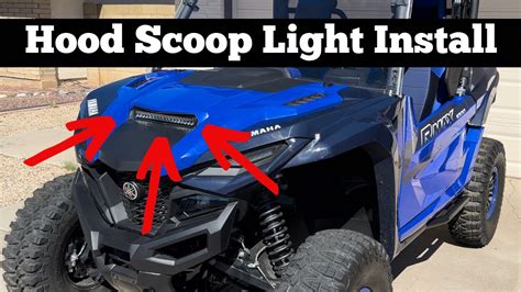 Yamaha Rmax Hood Scoop Light Bar Install Easy Installation Best