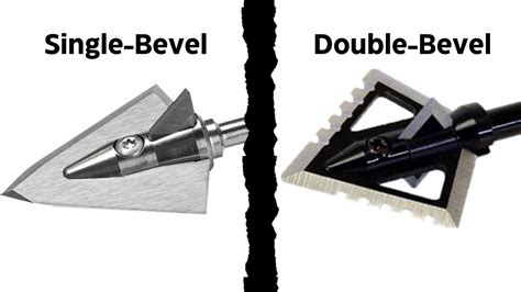 Single Bevel Vs Double Bevel Fixed Blade Broadheads