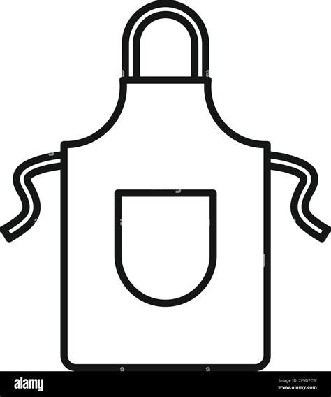Blacksmith Apron Icon Outline Style Stock Vector Image And Art Alamy