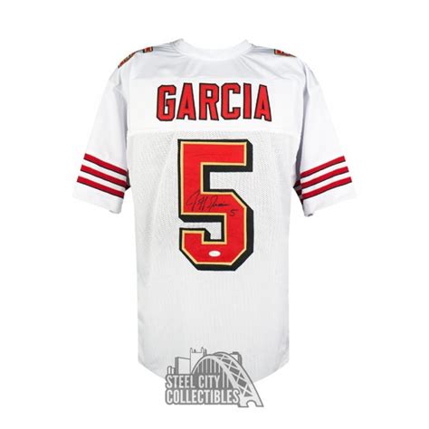 Jeff Garcia Autographed San Francisco Custom White Football Jersey