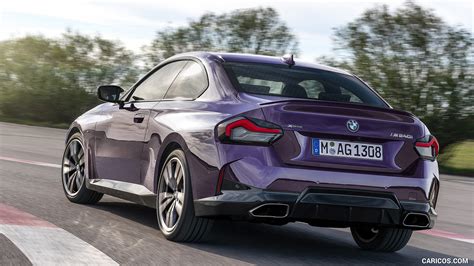 2022 Bmw M240i Xdrive Coupe Rear Three Quarter