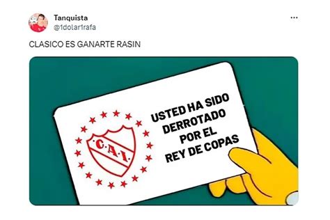 Los Mejores Memes Por El Triunfo De Independiente Ante Racing Mejor