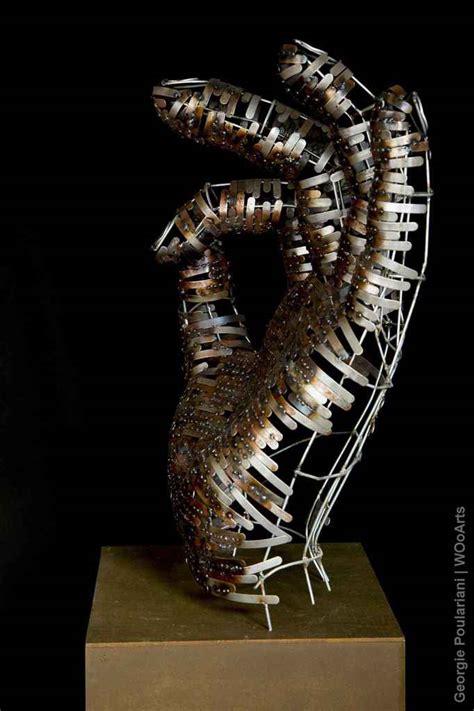 14 Steel Sculptures By Spanish Artist Georgie Poulariani