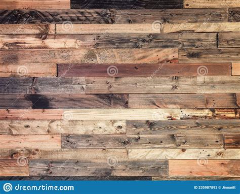 Old Brown Vintage Wooden Planks Wall Vintage Texture Abstract For