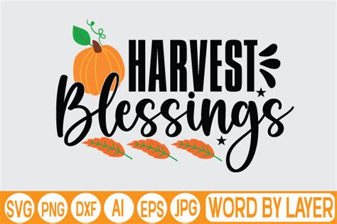 Harvest Blessings Graphic by DigitalArt · Creative Fabrica