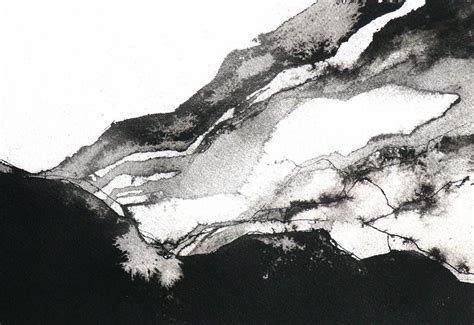 Philippe Giacobino Paysage Encre De Chine Encre De Chine Peinture