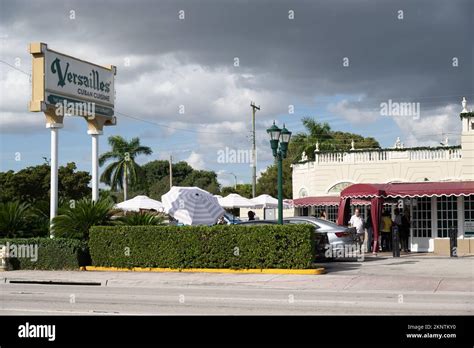 Miami Usa 27th Nov 2022 The Exterior Of Versailles Restaurnat